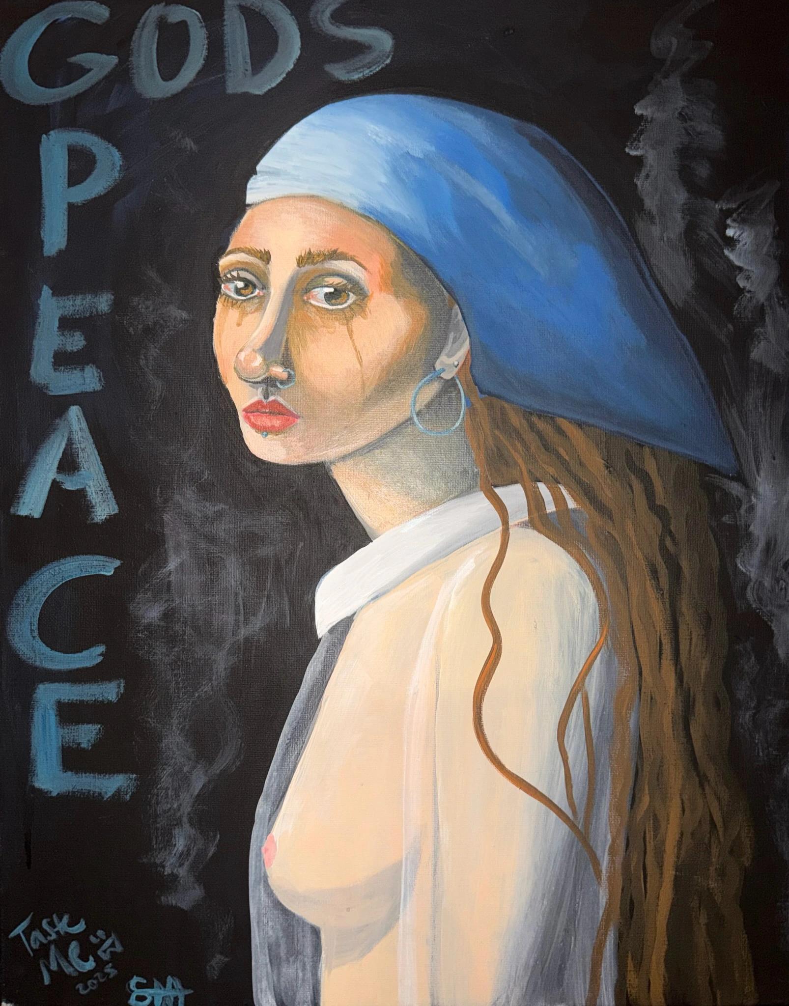 Artwork by Sel Tasteme titled Gods Peace.