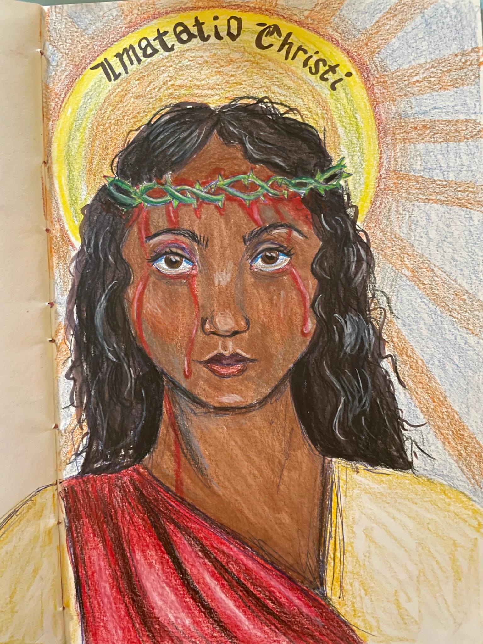 Artwork by Sel Tasteme titled Ilmatatio Christi.